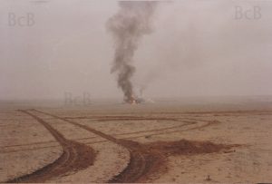 Battle of Norfolk burning US tanks