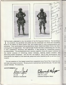 9th Eng. Bn. Desert Storm page-ii